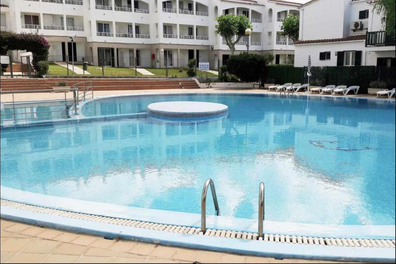 Apartamento Bajo Con Piscina Macarella Cala'N Blanes  Exterior photo